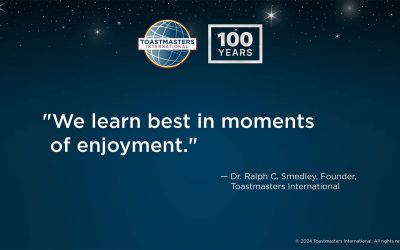 Toastmasters Turns 100!